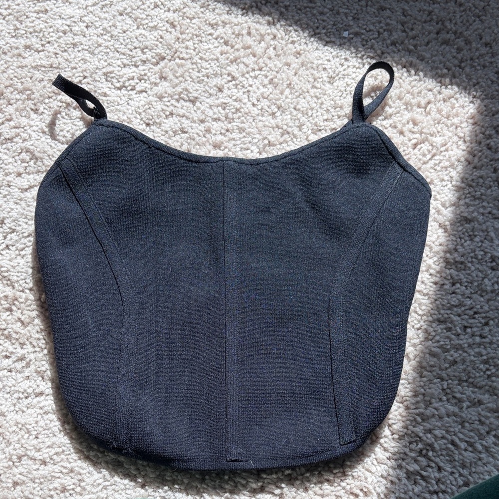 La Hearts Corset-Style Tank Top